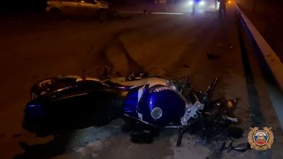 {Столкновение с мотоциклистом }