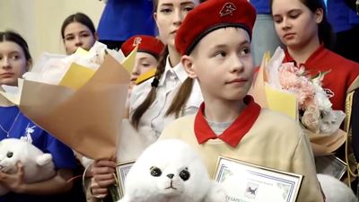 {Встреча с участниками детского форума}