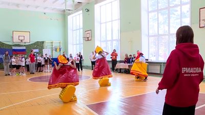 {Необычные веселые старты }