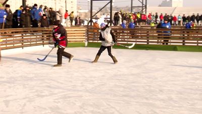 {Хоккей на валенках}