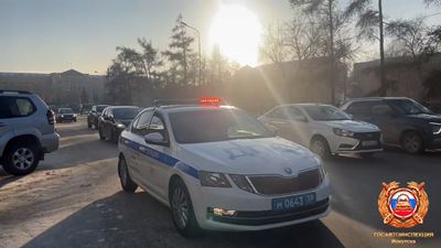 {Провели акцию для пешеходов }