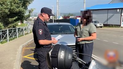 {Пресекали нарушения мотоциклистов }