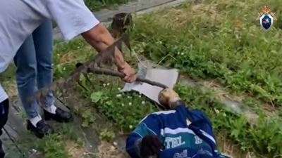 {Обнаружили подозреваемого в убийстве}