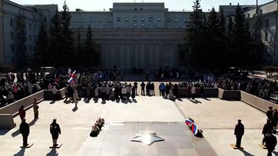 {Отпраздновали присоединение Крыма}