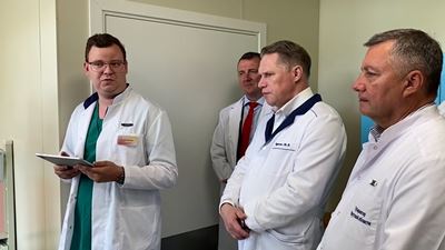 {Визит министра здравоохранения}