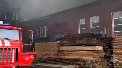 {Пожар в производственном цехе}