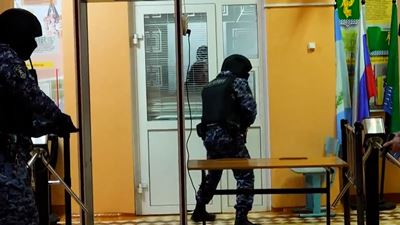 {Провели учения в школе }