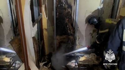 {Возгорание в центре города}