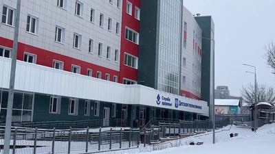 {Достроили здание поликлиники}