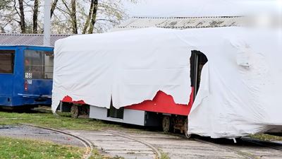 {Создают новые трамваи }