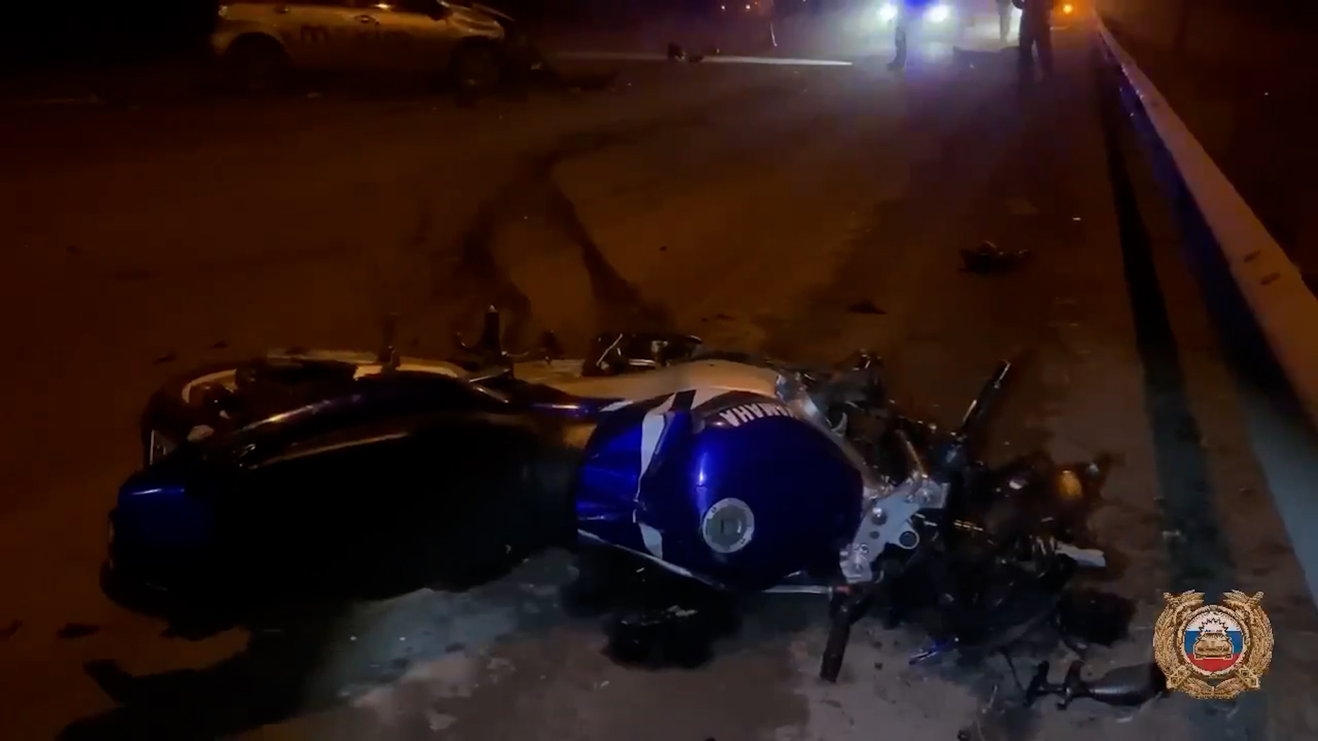 {Столкновение с мотоциклистом }