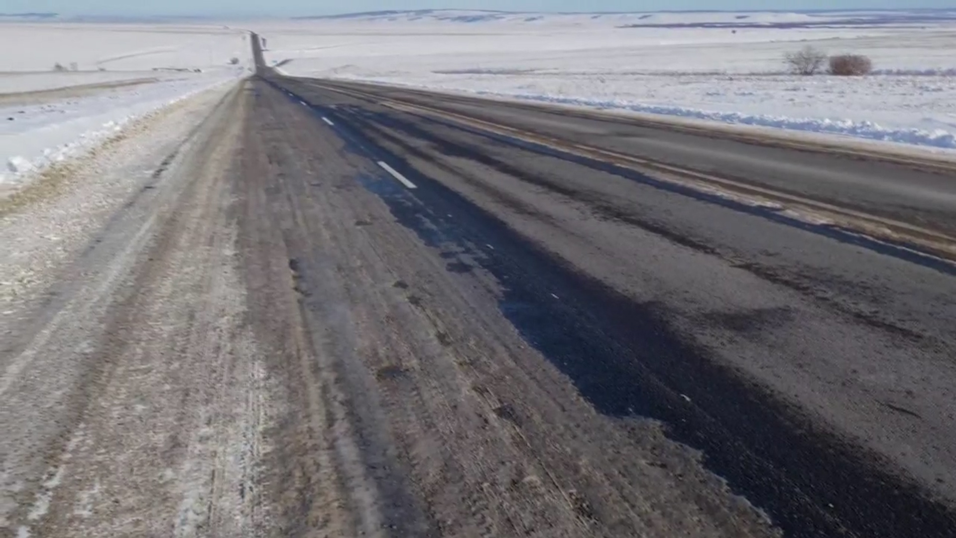 {Открыли участок дороги }