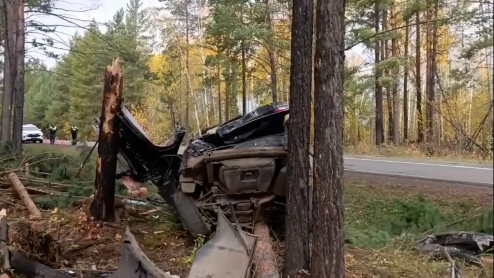 {Авария из-за потери управления}