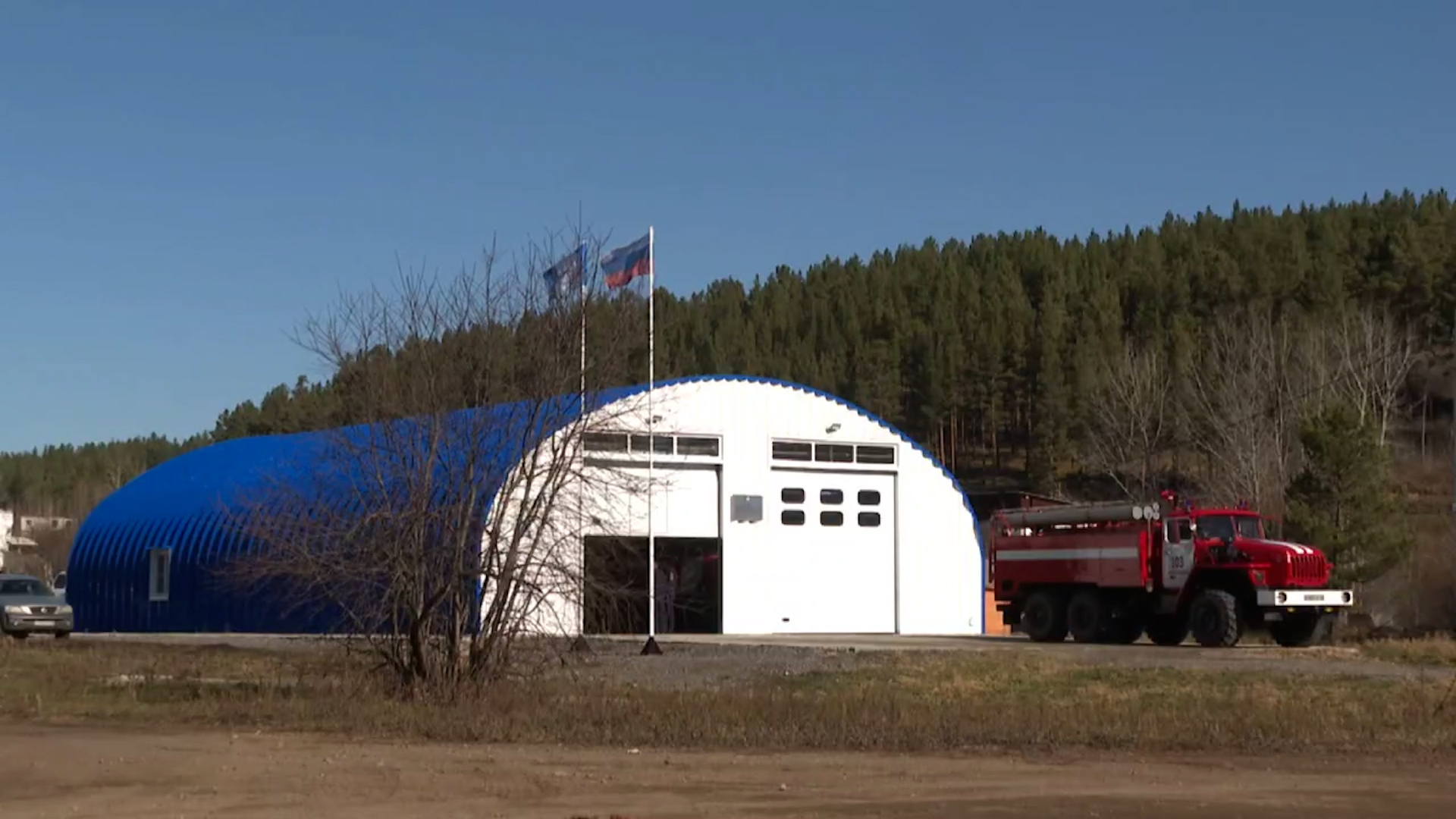 {Новое здание пожарного депо}