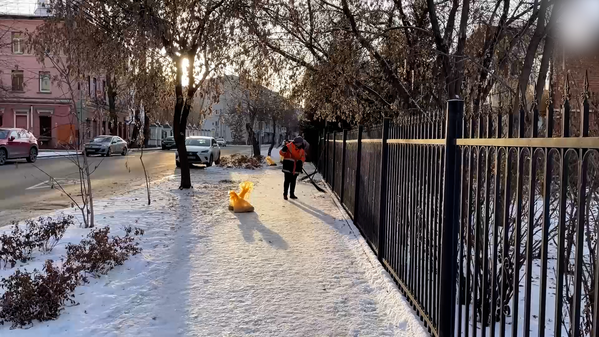 {Устранение последствий снегопада}